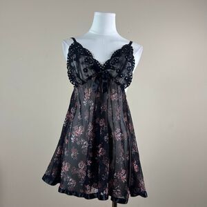 Whimsigoth Sequin Floral Slip